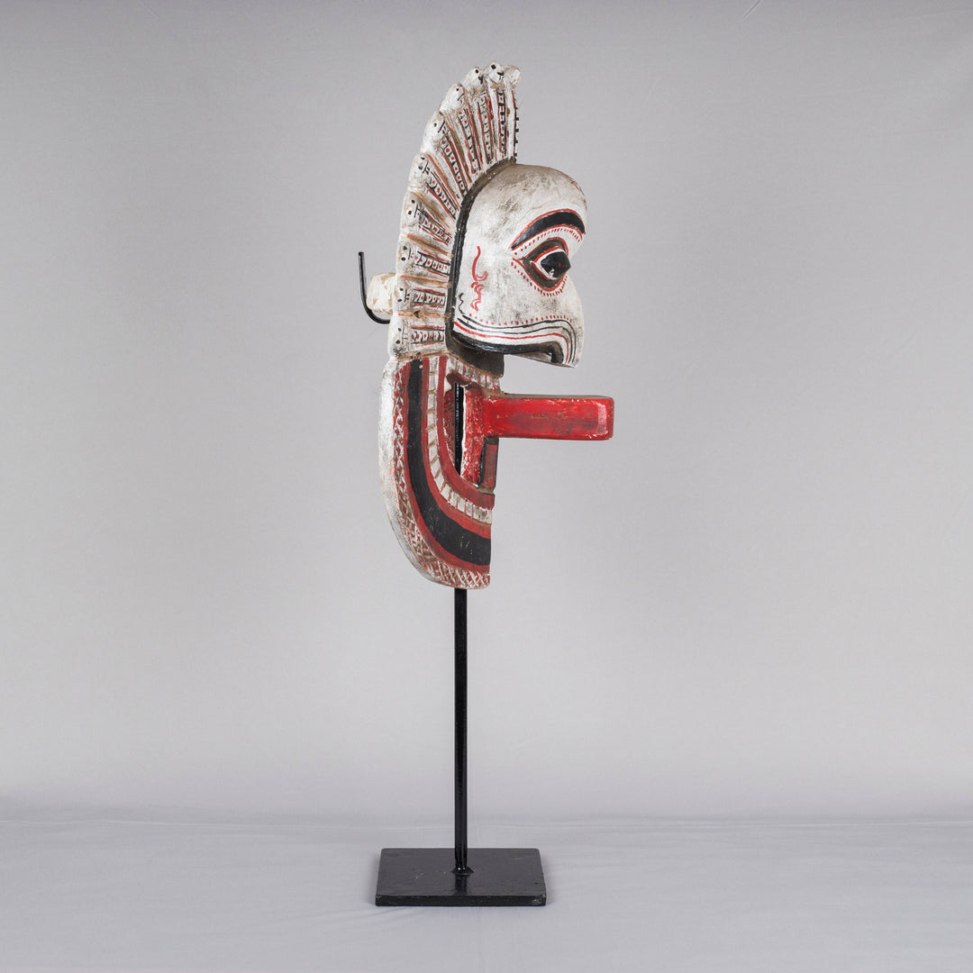 Vintage Wooden Thira Mask