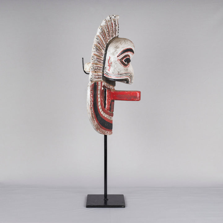 Vintage Wooden Thira Mask