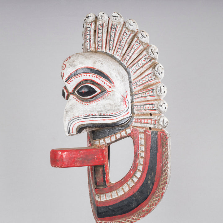 Vintage Wooden Thira Mask