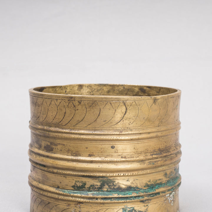 Vintage Brass Grain Measure