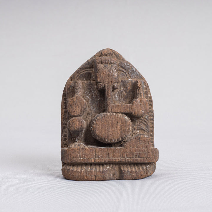 Vintage Wooden Ganesha