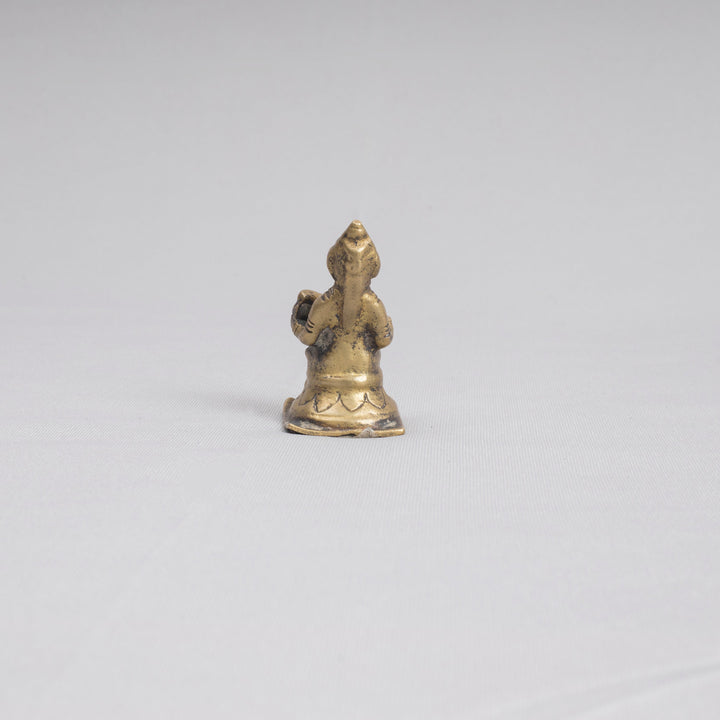 Vintage Brass Miniature Annapurna Devi