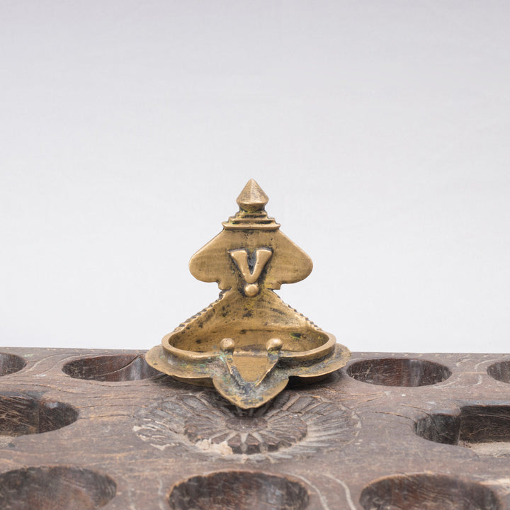 Vintage Brass Lakshmi Lamp