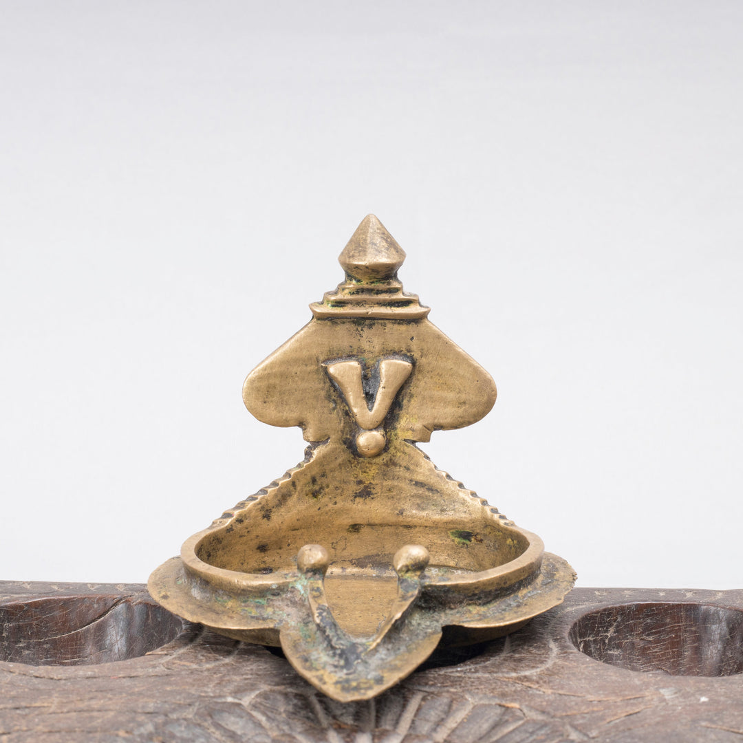 Vintage Brass Lakshmi Lamp