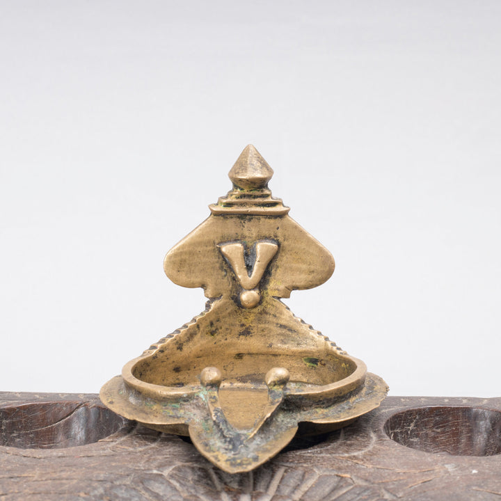Vintage Brass Lakshmi Lamp