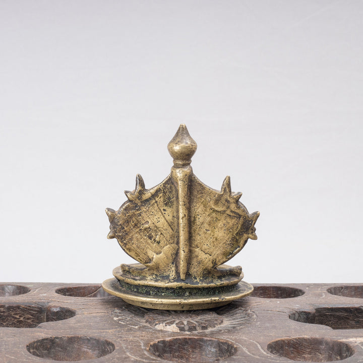 Vintage Brass Vishnu Lamp