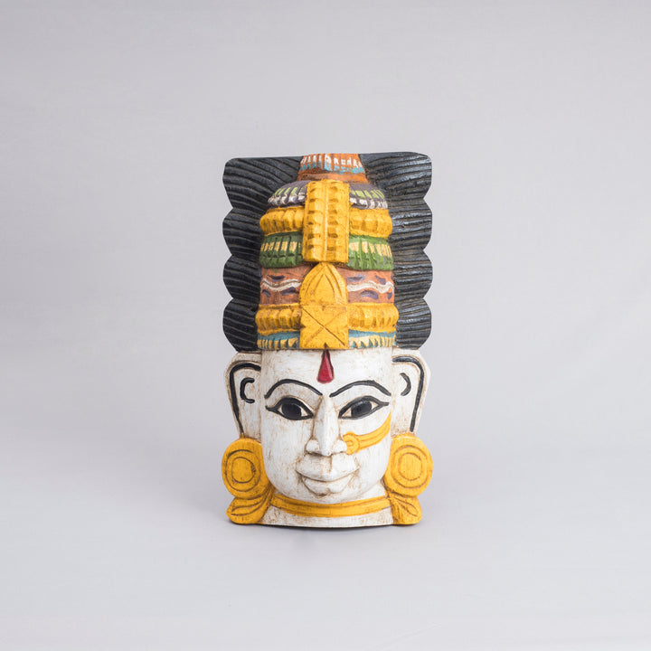 Wooden Laxmi Mask