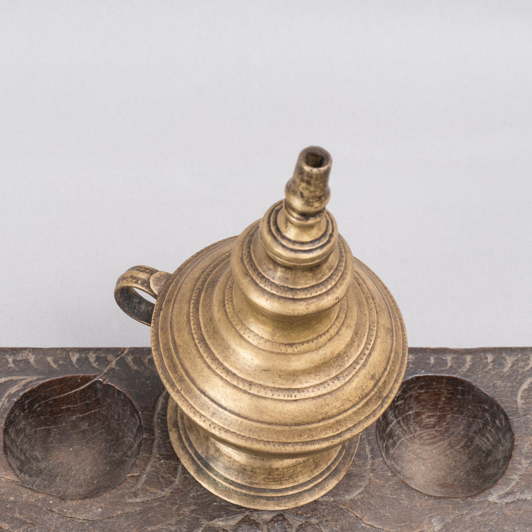 Vintage Brass Kerosene Lamp