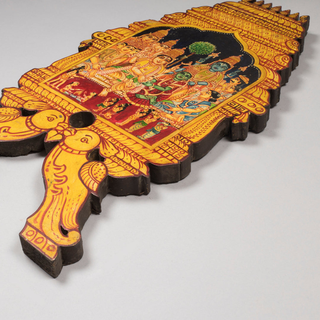 Wooden Hand Painted Kavadi