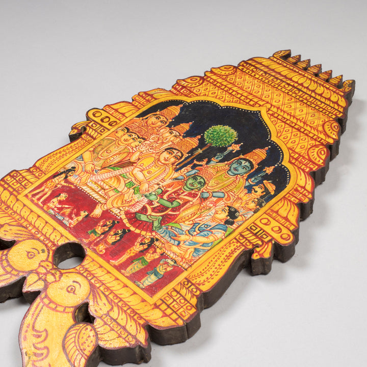 Wooden Hand Painted Kavadi