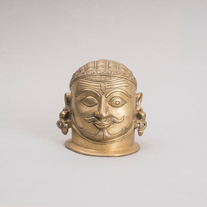 Brass Shiva Head