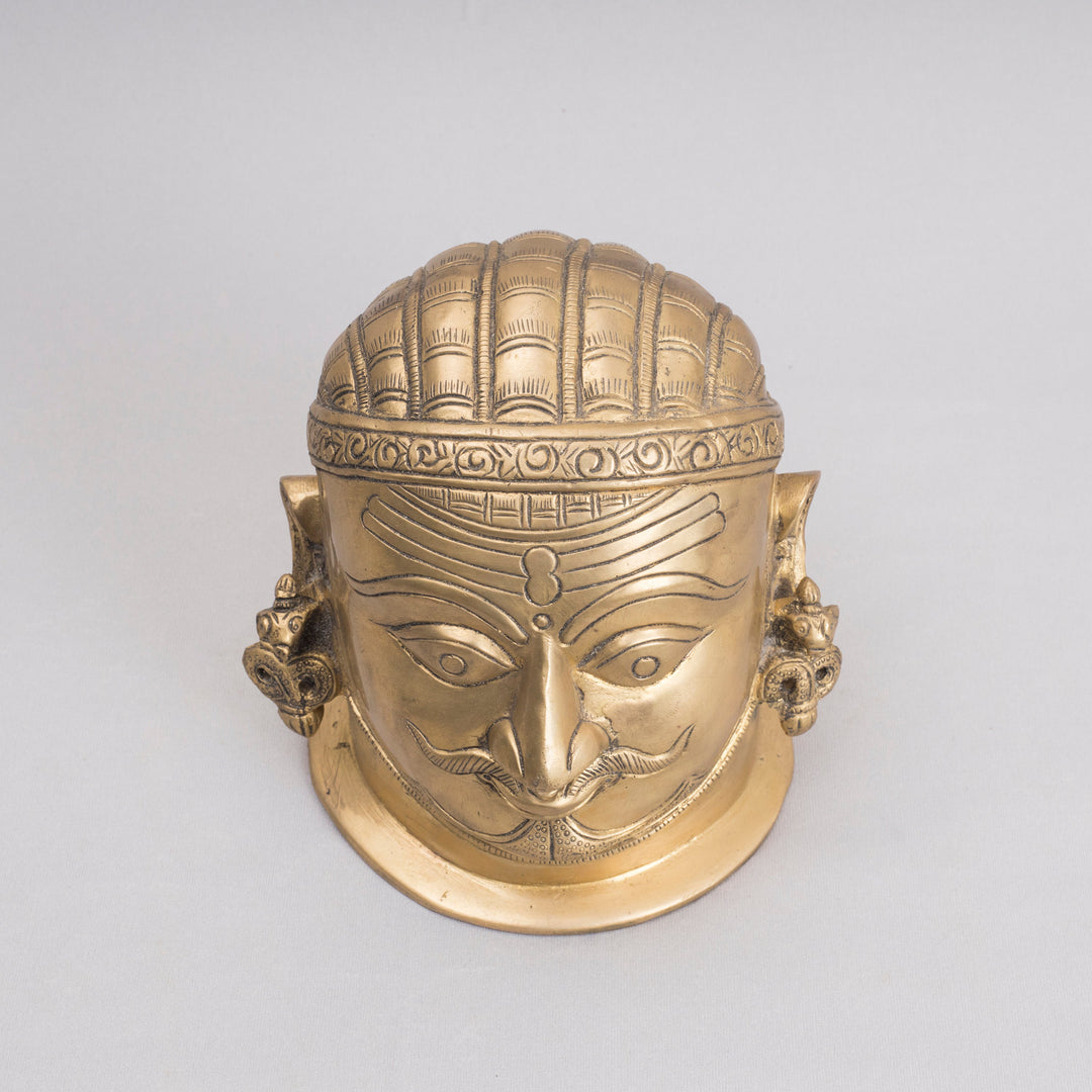 Brass Shiva Head