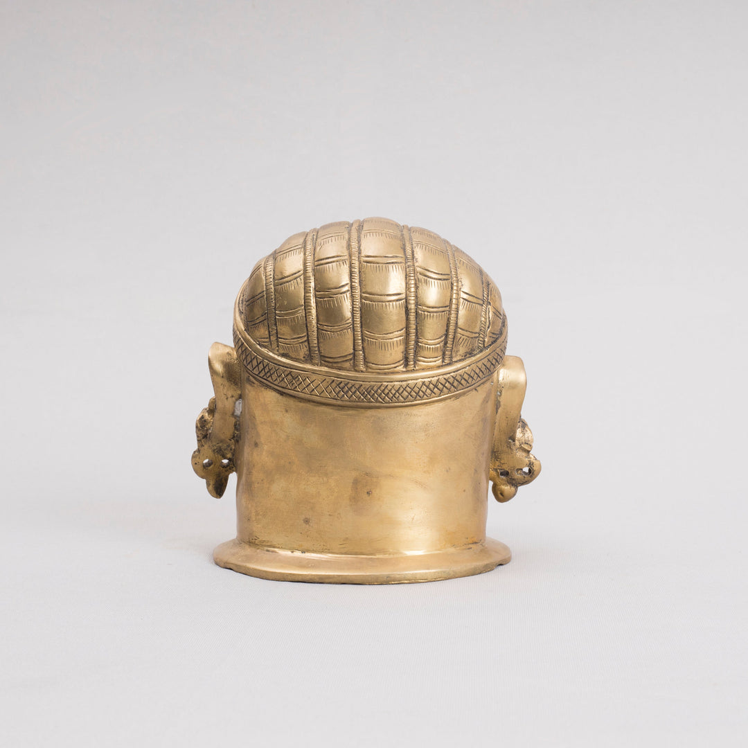 Brass Shiva Head