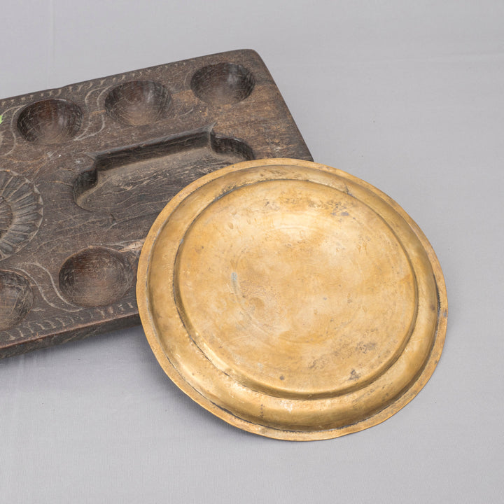 Vintage Brass Annapakshi Plate