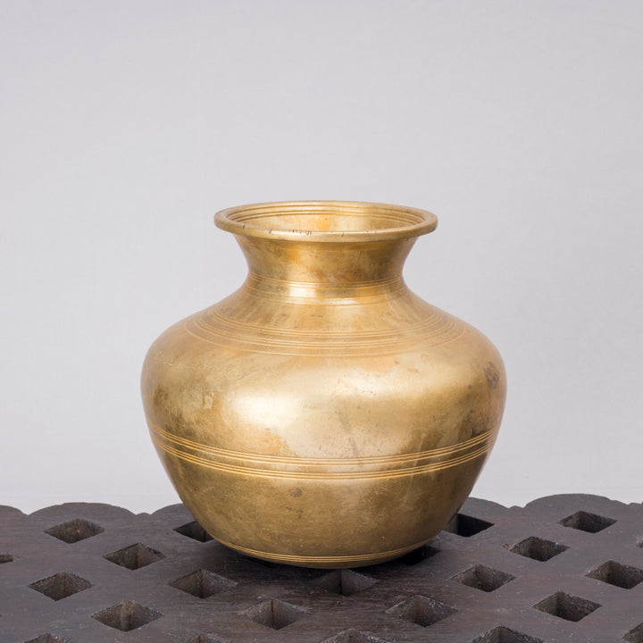 Vintage Brass Pot