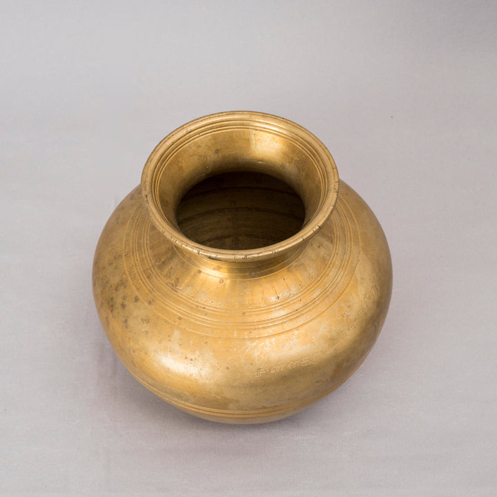 Vintage Brass Pot