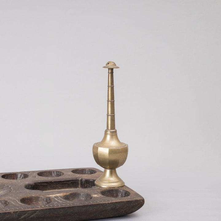 Vintage Brass Rosewater Ewer