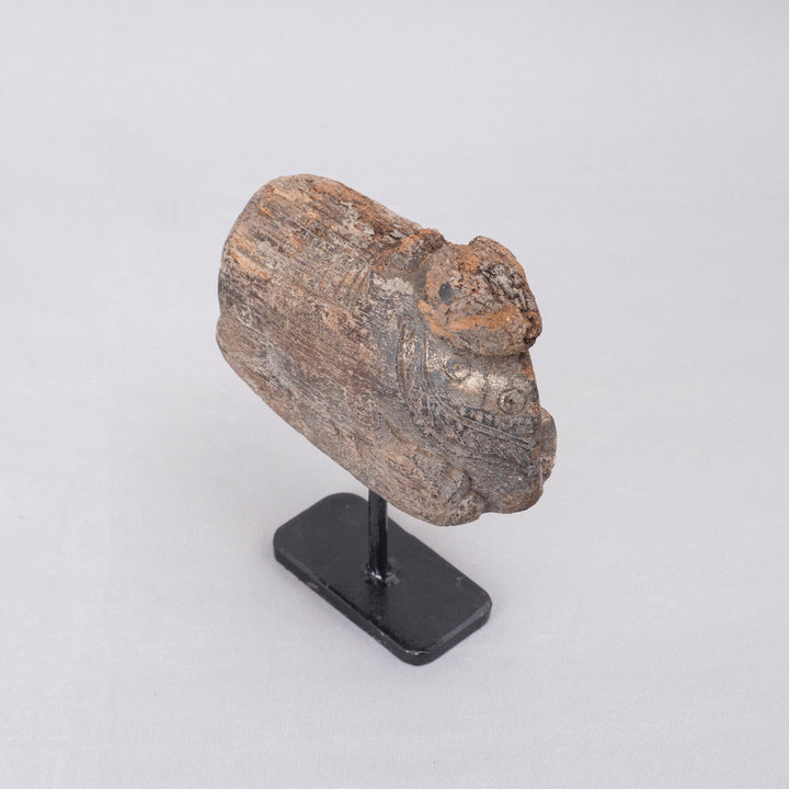 Vintage Wooden Nandi on stand