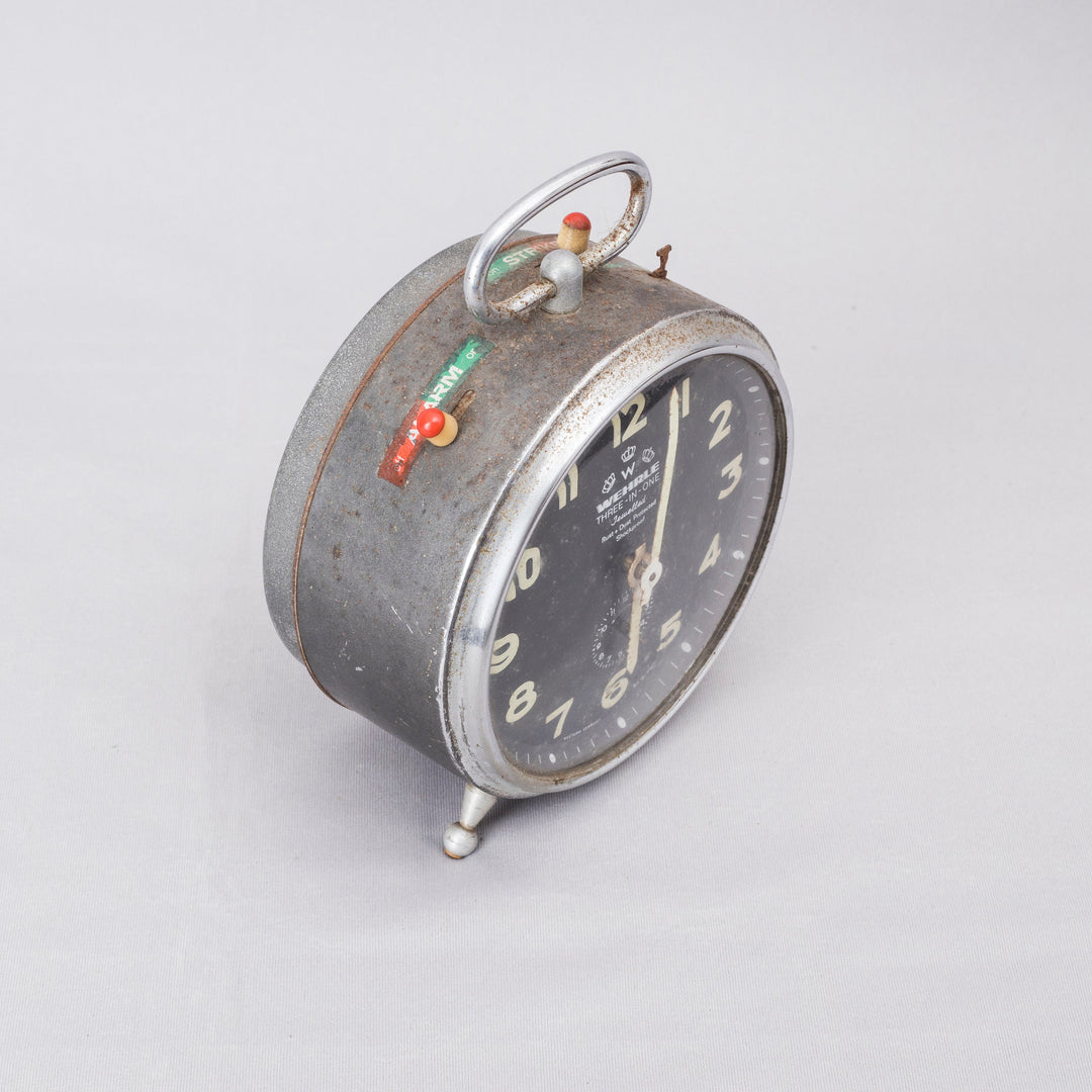 Vintage Wehrle 3-in-1 Jeweled Clock (made in Germany)