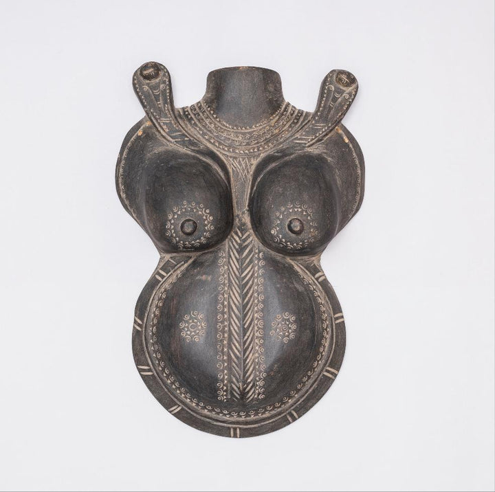 Handcrafted Wooden Theyyam Breast