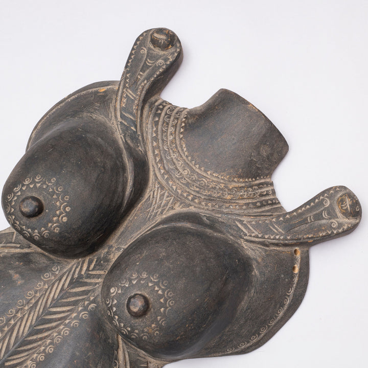 Handcrafted Wooden Theyyam Breast