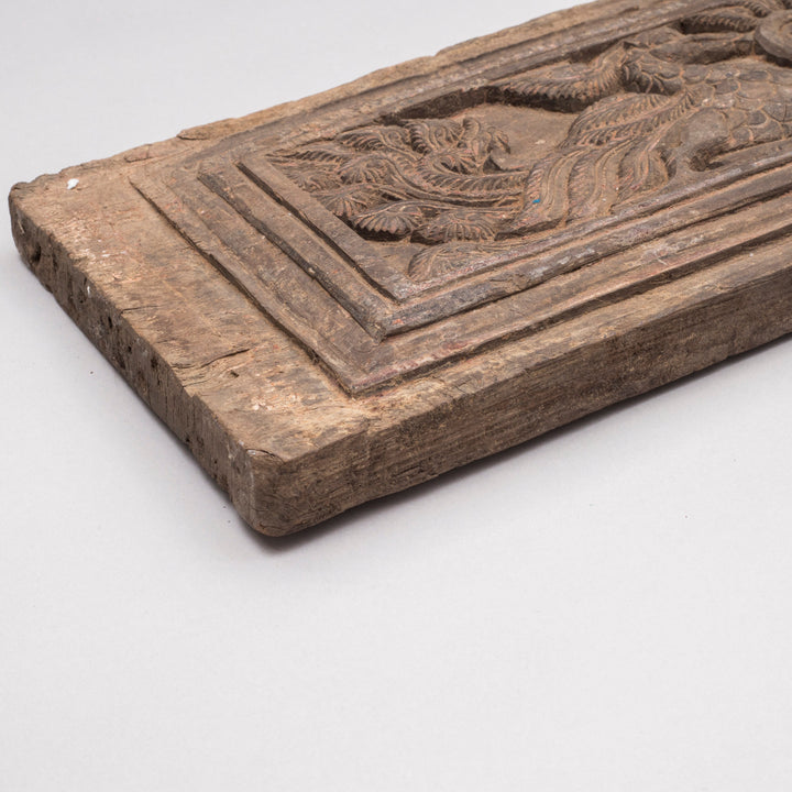 Vintage Wooden Annapakshi Panel
