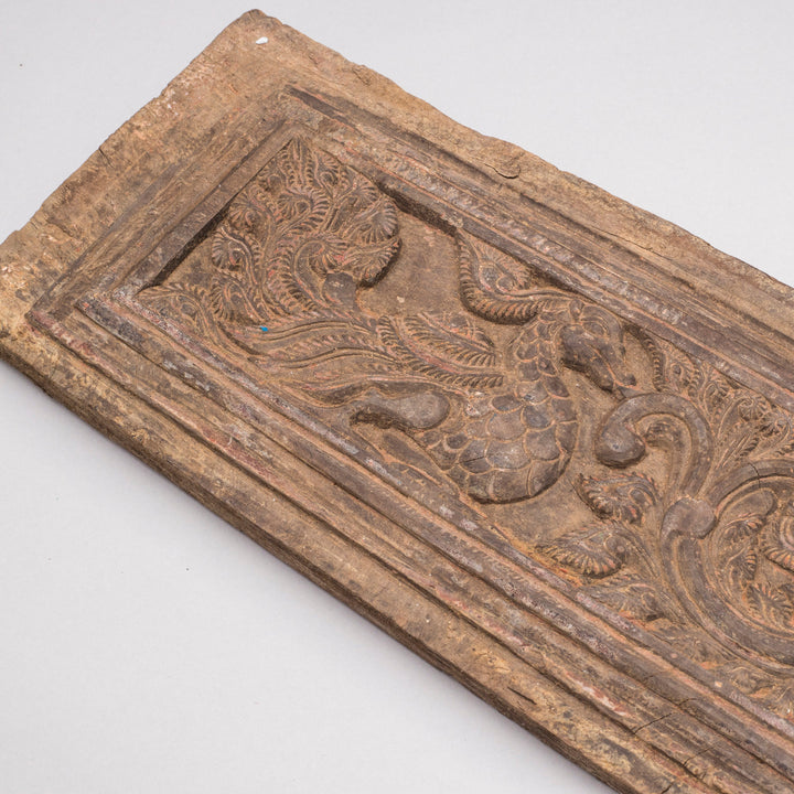 Vintage Wooden Annapakshi Panel