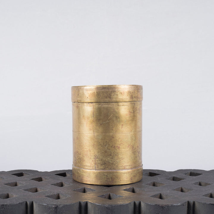Vintage Brass Grain Measure