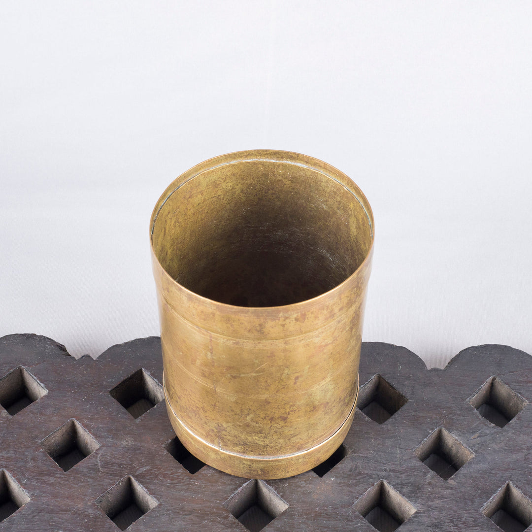 Vintage Brass Grain Measure