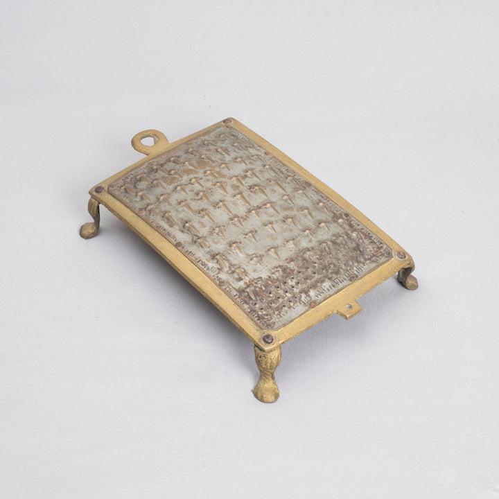 Vintage Brass Rectangular Grater