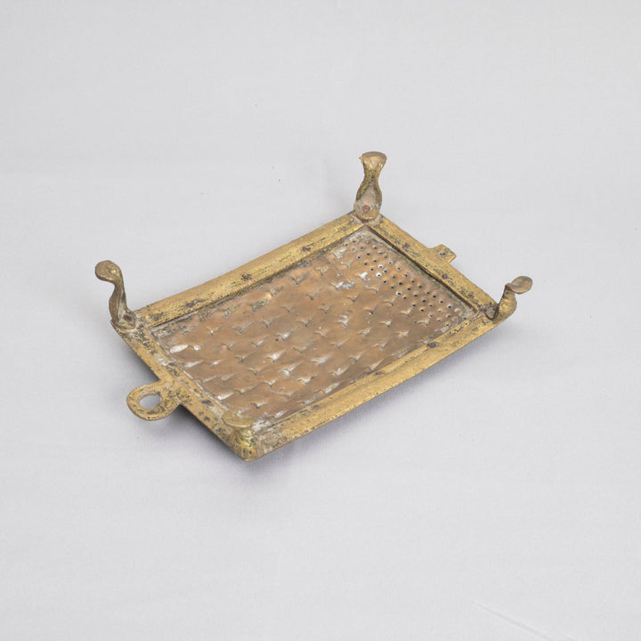 Vintage Brass Rectangular Grater