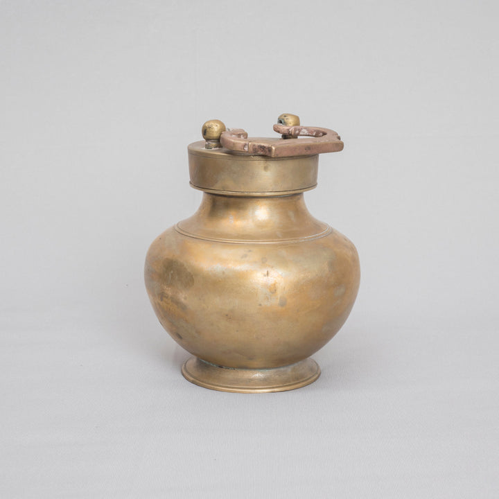 Vintage Brass Kooja Pot