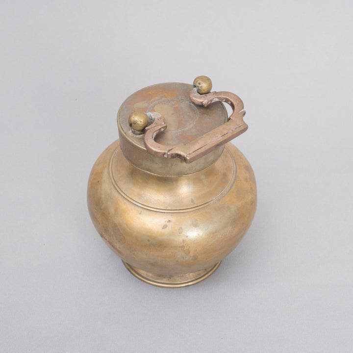 Vintage Brass Kooja Pot
