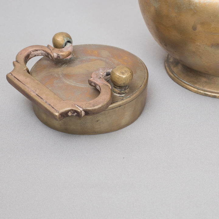 Vintage Brass Kooja Pot