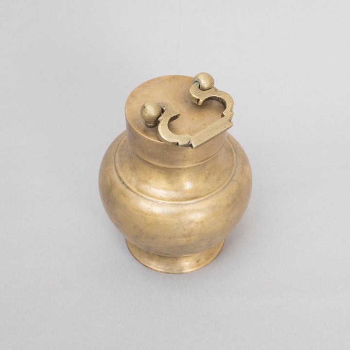 Vintage Brass Kooja Pot